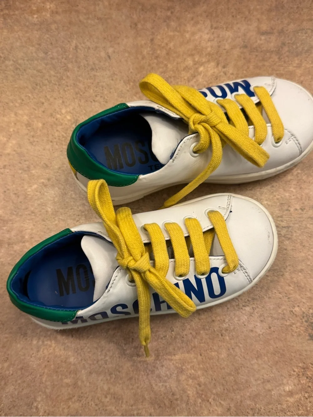 Moschino Kids Logo Sneakers – Size EU 26 (Toddler US 9.5–10)